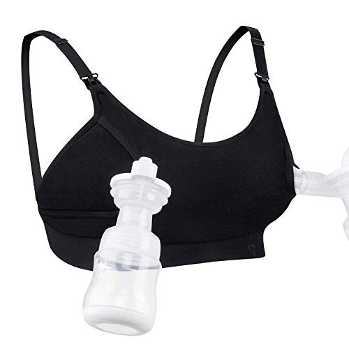 Queenspace Adjustable Breast-Pumps Holding and Nursing Bra, Suitable for Breastfeeding-Pumps by Lans